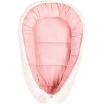 Beliani - couffin pour bébé moderne en coton 55 x 90 cm panier réversible rose et beige ereb Beliani - couffin pour bébé moderne en coton 55 x 90 cm panier réversible rose et beige ereb
