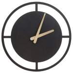 Beliani - horloge murale à suspendre ? 40 cm design moderne minimaliste sans chiffres acier noir trient ... Beliani - horloge murale à suspendre ? 40 cm design moderne minimaliste sans chiffres acier noir trient ...