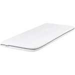 Beliani - matelas avec housse amovible et fermeture �clair 80 x 200 cm en mousse m�moire de forme blanche ...