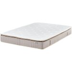 Beliani - matelas en latex avec ressorts ensachés 140 x 200 cm housse amovible en polyester fermeture ... Beliani - matelas en latex avec ressorts ensachés 140 x 200 cm housse amovible en polyester fermeture ...