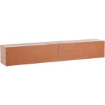 Beliani - meuble tv mural minimaliste etagre de rangement multimdia 180 cm en panneau particules de ...