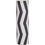 Beliani - vase à fleurs décoratif imperméable en grès blanc et noir gobie Beliani - vase à fleurs décoratif imperméable en grès blanc et noir gobie