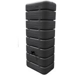 Belli - rcuprateur d'eau de pluie dune 320 l anthracite + kit raccord chneau jardin