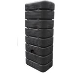 Belli - r�cup�rateur d'eau de pluie dune 320 l anthracite + kit raccord ch�neau jardin