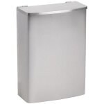 Bemeta poubelle murale 5 l en acier inoxydable, chrome (105115055)