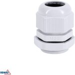 Lot de 20 presse - toupe gris m25 - ip68 - plastique - plage de temprature - 40c / + 85c