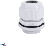 Lot de 10 presse - toupe gris m40 - ip68 - plastique - plage de temprature - 40c / + 85c