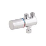 Benkiser - robinet thermostatique querre dn 10 (3 / 8') avec kit de raccordement