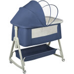 Berceau cododo b�b� portable 4 en 1 matelas, filet, panier de rangement, 0 - 6 mois