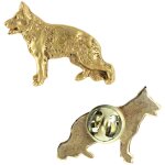 Berger allemand, alsacien ii - broche plaquée or, décoration élégante pour chien, broche unique par art ... Berger allemand, alsacien ii - broche plaquée or, décoration élégante pour chien, broche unique par art ...