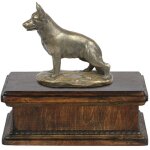 Berger allemand, alsacien - urne pour cendres de chien, urne classique avec statuette, urne lgante ...