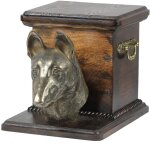Berger belge malinois - urne pour cendres de chien avec statuette, urne �l�gante pour un chien, urne ...