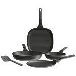 Berghoff - lot de 4 poêles antiadhésives avec spatule 3950601 Berghoff - lot de 4 poêles antiadhésives avec spatule 3950601