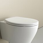 Bernstein - abattant wc plastique lunette wc moderne, cuvette toilette fermeture en douceur pour enfant ...