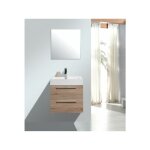 Ensemble de meubles de salle de bain design et esthtique avec tiroirs et lavabo / vasque et bonde pop ...