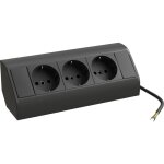 Bernstein - mulltiprise 3 prises noire pour coins, installation intérieure armoire de toilettes et meubles ... Bernstein - mulltiprise 3 prises noire pour coins, installation intérieure armoire de toilettes et meubles ...