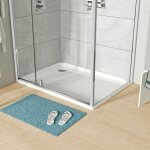 Bernstein - receveur de douche acrylique 90x80x3, 5cm blanc brillant sans �vacuation - tim 90x80cm