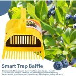 Berry picker peigne plastique blueberry rake scoop pour la rcolte de fruits 22x14x17cm