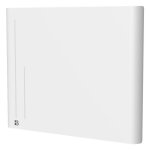 Radiateur lectrique fixe  inertie sche cramique 1000w bestherm alba horizontal blanc