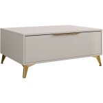 Bestmobilier - boccioni - table basse - beige - 104 cm Bestmobilier - boccioni - table basse - beige - 104 cm