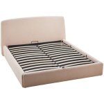 Bestmobilier - juliette - lit coffre - 160x200 cm - en tissu bouclette - beige Bestmobilier - juliette - lit coffre - 160x200 cm - en tissu bouclette - beige