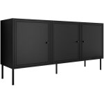 Bestmobilier - lavaggi - buffet bas - 150 cm - noir Bestmobilier - lavaggi - buffet bas - 150 cm - noir