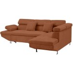 Bestmobilier - margaux - canap d'angle droit 5 places convertible avec coffre et ttires rglables ...