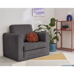 Bestmobilier - marilia - fauteuil - convertible déplimousse - en velours côtelé Bestmobilier - marilia - fauteuil - convertible déplimousse - en velours côtelé