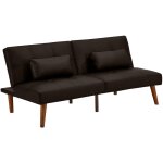 Bestmobilier - philae - canapé convertible clic - clac 2 places - en simili Bestmobilier - philae - canapé convertible clic - clac 2 places - en simili