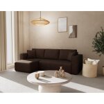 Bestmobilier - topaze - canap� d'angle r�versible 4 places convertible avec coffre en simili