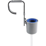 Bestway 58233 skimmer avec accroche pour piscine hors sol, gris
