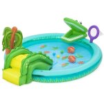 Bestway - aire de jeux et piscine gonflable pour enfants crocodile cove