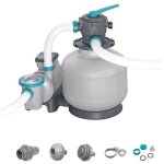 Bestway - filtre a sable / pompe de filtration pour piscine jusqu'a 66 m3 11 355 l / h - avec pr�filtre ...