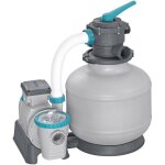 Bestway - filtre a sable / pompe de filtration pour piscine jusqu'a 66 m3 11 355 l / h - avec prfiltre ...