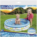 Bestway - piscine 'kids pool' 3 anneaux + 2 ans - 102x25 cm poids 0, 650 kg (art. 51008)