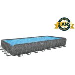 Bestway - piscine hors sol rectangulaire apx 365 9, 56 x 4, 88 x 1, 32 m