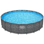 Kit piscine hors sol tubulaire bestway - apx 365? - 610 x 132 cm - ronde (filtre a sable, 500g polysphere, ...
