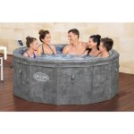 Spa gonflable bestway - lay - z - spa carrara - 140 airjets - 170 x 65 cm - 4 a 6 places - rond (couverture, ...