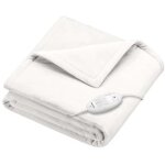 Beurer - hd75 couverture chauffante 100 w blanc c584271