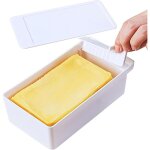 Beurrier avec couvercle, bo�te � beurre avec planche � d�couper, beurrier en plastique refermable pour ...
