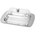 Beurrier avec couvercle et poign�e - beurrier - beurrier avec couvercle - beurrier en acier inoxydable ...