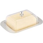 Beurrier en inox et plastique
