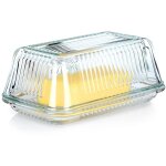 Beurrier en verre, beurrier, r�cipient � beurre, vilde 139610