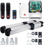 Bft ? kit de motorisation de portail pour portes battantes jusqu'� 400 kg ? 80 cycles / jour ? 24v avec ...