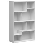 Petits - meubles - bibliothèque 140 cm edwin blanc Petits - meubles - bibliothèque 140 cm edwin blanc