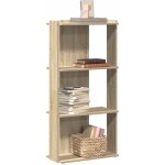Bibliothèque à 3 niveaux chêne sonoma 60x30x120 cm - vidaxl Bibliothèque à 3 niveaux chêne sonoma 60x30x120 cm - vidaxl