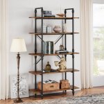 Lunsy - bibliothque  5 niveaux, 11032172cm, tagre moderne artistique, tagre  livres, tagres ...