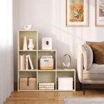 Woltu - bibliothque avec 6 cubes 90x30x90cm, tagre d'escalier, meuble de rangement  cubes, tagre ...
