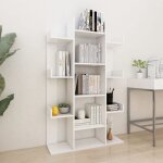 Design in - bibliothque, armoire de livres, meuble de rangement blanc 86x25, 5x140 cm bois d'ingnierie ...