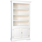 Bibliothèque en bois blanc 211x108x38 cm bibliothèque de studio made in italy meubles de salon classique ... Bibliothèque en bois blanc 211x108x38 cm bibliothèque de studio made in italy meubles de salon classique ...